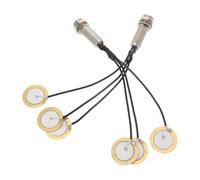 YARNOW 2pcs Self-adhesive Piezo Pickup for Thumb Piano Kalimba Passive Acoustic Guitar Pickup for Sound Amplification Contact Microphone for Stage Performance