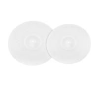 YARNOW 2pcs Silent Crash Cymbals Drum Replacement Part Noise Reduction for Jazz Drum Easy Installation