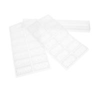 YARNOW 2pcs Silicone Domino Rack Mold for Resin Casting Crystal Epoxy Resin Organizer Tray Holder Space-saving Design for Dominoes Mahjong Jewelry Storage Crafting