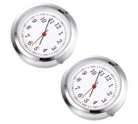 YARNOW 2pcs Silver Glass Pocket Watch Dial for Nurses, and Intuitive Nurse Fob Dial with Concise and Generous Design, for Creative Manual DIY Pocket Watches Style