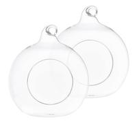 YARNOW 2Pcs Small Animal Cooling Nest Glass Hamster Hide House Chinchilla Cooling Cabin Portable Summer Sleeping Shelter for Pets