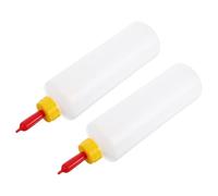 YARNOW 2pcs Small Animal Milk Bottles 400ml Plastic Lamb Feeding Bottles for Young Livestock Nursing on Professional Farms Easy to Carry and Mimics Mother’s Nursing