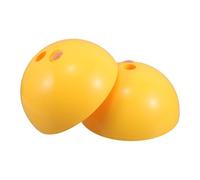 YARNOW 2pcs Soccer Agility Pole Bases with Adjustable Weight and Secure Setup, Sturdy Abs Plastic Corner Flag Holders for Football Training Practice on Grass