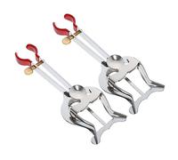 YARNOW 2pcs Spectrum Clip Trumpet Lyre and Flip Folders Lightweight Instrument Music Score Clip for Clarinet Music Holder for Marching Band