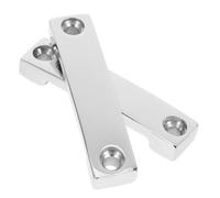 YARNOW 2pcs Stainless Steel Bimini Top Hardware Pad Eye for Boats Heavy Duty Yacht Deck Attachment with Vibration Control Durable Webbing Footman Loop for Kayak Camper Truck Tie Downs