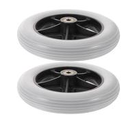 YARNOW 2pcs Swivel Forward Small Wheel Replacement Wheels for Drive Wheelchair Parts Quiet Mobility Scooter Front