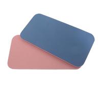 YARNOW 2pcs Thick Cushion Non-slip Tpe Exercise Mat with Wide Surface and Portable Design for Home Fitness, and Practices