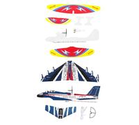 YARNOW 2pcs USB Rechargeable Airplane with Lights Electric Foam Glider for Lightweight Educational Aircraft for Manual Skill Development and Easy to Assemble for Indoor