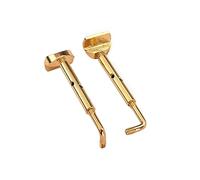 YARNOW 2pcs Viola Chin Rest Screws Brass Chinrest Clamp Fittings for Violin and Viola Instruments Portable Diy Accessories (b15)