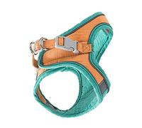 YARNOW 2sets Adjustable Reflective Cat Leash Comfortable Vest for Kittens and Cats Escape Design for Safe Outdoor Walking Stylish Orange and
