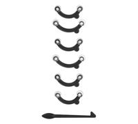 YARNOW 3 Pairs Nose Shaping Tool with Soft Silicone Lifter Clips for Nose Bridge Straightening and Lifting, Suitable for Daily Home Use, Includes Hook Accessories for Women