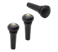YARNOW 3 Pcs Ebony Violin Endpins with Stable Characteristics and Classic Design, Black Wooden Tail Screws for Violin Players and Lovers, Enhance Sound Quality and Secure Tailpiece