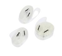 YARNOW 3 Pcs Piano Page Fixing Belt Clips Durable Pressure Bands for Music Scores Recipes Magazines Portable White Piano Accessories for All Environments