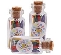 YARNOW 3 Set Mini Bottled Crayons Model Decorative Miniature Crayons for Dollhouse Accessories Fresh Colors Artistic Room Decor Micro Landscape Props