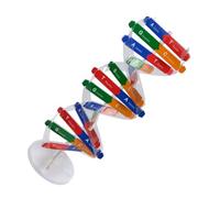 YARNOW 3 Sets Dna Model for Teaching DIY Double Helix Model Assembly Kit for Educational Stem Science for Boys and Hands Learning Experience for School Projects Random Color