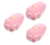YARNOW 3 Sets Electric Cat Steam Brush for Grooming Spa-like Pet Grooming Tool Tangle-free Massaging Bristles Uk Cat Brush Steamer