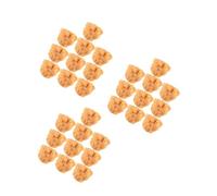 YARNOW 30 Pcs Simulated Chicken Popcorn Prop Small Chicken Shape Models Food Display Decor Photography Party Ornament