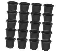 YARNOW 30 Pcs Small Nursery Pots for Seedling Plants, Indoor Outdoor Plastic Planter Pots for Succulents & Garden