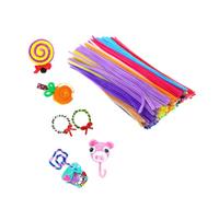 YARNOW 300pcs Colorful Twisted Rods DIY Craft Sticks for Educational Handmade Art Supplies Mixed Colors Boys and Arts and Crafts Projects