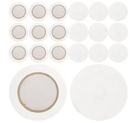 YARNOW 30pcs Acoustic Trigger Buzzer Piezoelectric Disc Practical Pickups Classic Style Silver Iron Material Convenient Installation for Electronic Drum and Touch Sensor