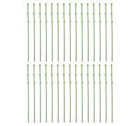 YARNOW 30pcs Artificial Flower Stems for Crafts with Flexible and Shapeable Plastic and Iron Material, Realistic Appearance and Resistant to Breaking, for Cake Toppers and Home Decor