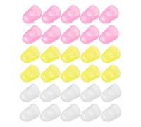 YARNOW 30pcs Guitar Finger Tips Protector Silicone Finger Protectors Protection Covers for Guitar String Instruments Reusable Tip Covers