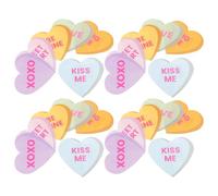 YARNOW 30pcs Heart Shaped Bandages for Adults, Waterproof Pe Material, Seals Out Dust and Dirt, Individually Wrapped, Flexible Sticky for Outdoor and Emergency Use