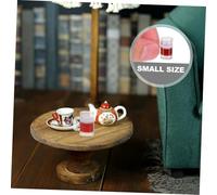 YARNOW 30pcs Miniature Beer Mug Model Resin Dollhouse Accessories for Micro Scenes Realistic Beer Cups for Party Decor and Mini Barware Crafting