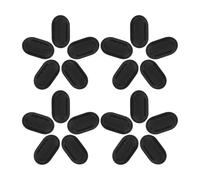 YARNOW 30pcs Oval Passive Vibration Membrane for Subwoofer and Woofer Bass Speaker Diaphragm Plate, Black Plastic Speaker Radiator with Easy Installation and Universal Fit for Car