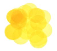 YARNOW 30pcs Yellow Self-adhesive Theatre Lighting Filters Gel Overlays for Spotlights and Strobe Lights, Pet Material Decorative Light Correction Sheets for Photographic Lighting