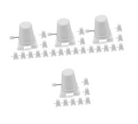 YARNOW 32 pcs DIY Clockwork Robot Movement Accessories for Clay Craft Wind Up Spring Fitting for Handmade Walking Mechanism Plastic Parts for Reusable Making