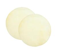 YARNOW 350Mm round Drum Skin Replacement Drum Heads 2Pcs Sturdy Leather Instrument Skin African Covers Suitable for Percussion Accessories and Conga