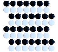 YARNOW 360Pcs Go Stones Set Double Convex Black and White with Sturdy Craftsmanship for Traditional Chinese Board Game