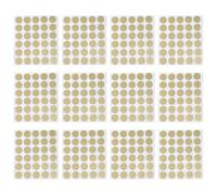 YARNOW 360pcs Golden Round Scratch Off Sticker Labels for Scratch Card Making and Raffle Games, Self-Adhesive Plastic Circle Scratchers Versatile Application and Hidden Content