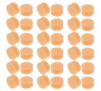 YARNOW 36pcs Acrylic Orange Rounded Guitar Side Dot Markers for Acoustic Guitar Fretboard Inlays Lightweight Visual Cues for Professionals and Hobbyists