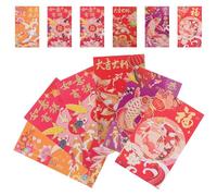 YARNOW 36pcs Cash Envelopes Packets Year of The Snake Spring Festival Red Packet Snake Year Red Envelope Oh Party New Banner Wedding Lucky