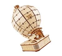 YARNOW 3D Globe Puzzle Model for Kids Educational Wooden Assembly Toy Creative Puzzle for Toddlers Interactive Learning Activity Portable Educational Toys