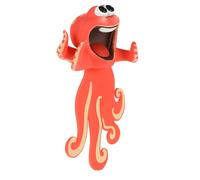 YARNOW 3D Red Octopus PVC Bookmark and Writers, Reusable Ocean Animal Reading Accessory, Fun Decoration for Book Lovers