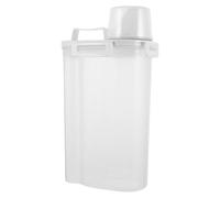 YARNOW 3l Leakproof Plastic Laundry Detergent Dispenser Canister with Lid, Large Capacity Powder Soap Storage Container for Laundry Room Organization