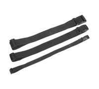 YARNOW 3pcs Adjustable Nylon Strap Extenders for Briefcases Luggage Add Length to Shoulder Straps Travel Accessory Black