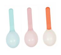 YARNOW 3pcs Cat Food Spoon Scoop -slip Food Spoon Automatic Curling Dispenser Feeder Streamers Canisters Pole Play Adjustable Game Chimes Multi-functional Food Spoon Pet Supplies Abs