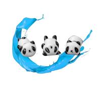YARNOW 3pcs Ceramic Panda Chopstick Holders Cute Animal Chopstick Pillows Easy to Wash Tableware Crafts for Kitchen Dining Decor