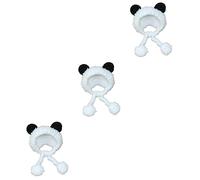 YARNOW 3pcs Dog Ear Warmer Headband Protector Plush Dog Headdress Warm Neck Ears Size s