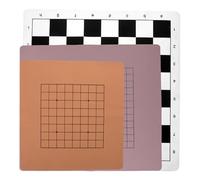 YARNOW 3Pcs Dual-Sided Folding Xiangqi Chessboard Set with Go Boards 9X9 13X13 and Large 51Cm International Chess Mat, Portable Game Accessory for Travel and Home Use