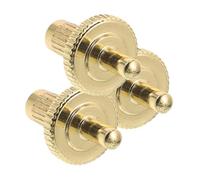 YARNOW 3pcs Electric Guitar Bridge Studs Thread Metal Guitar Bridge Screws Replacement Saddle Intonation Screws for Accessories