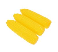 YARNOW 3pcs Faux Yellow Vegetable Decoration for Home Kitchen Photography and Festival Props Eye Catching Simulation Food Ornament