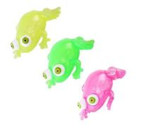 YARNOW 3pcs Frog Shaped Stress Relief for Adults and Soft Squeeze Vent Playthings for Party Favors and Anxiety Reduction Decompress Fun