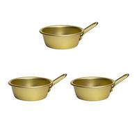 YARNOW 3pcs Korean Style Aluminum Bowl for Rice Wine for Restaurant Use Also as Barbecue Bowl Lightweight