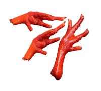 YARNOW 3pcs Lifelike Fake Chicken Feet Food Props Realistic Meat Simulation Model for Kitchen Decoration Party Displays and Restaurant Use