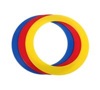 YARNOW 3pcs Lightweight Circus Juggling Rings for Hand Ring Tricks and Juggling Practice Portable Acrobatic Show Props Enhancing Coordination and Fitness for Performers